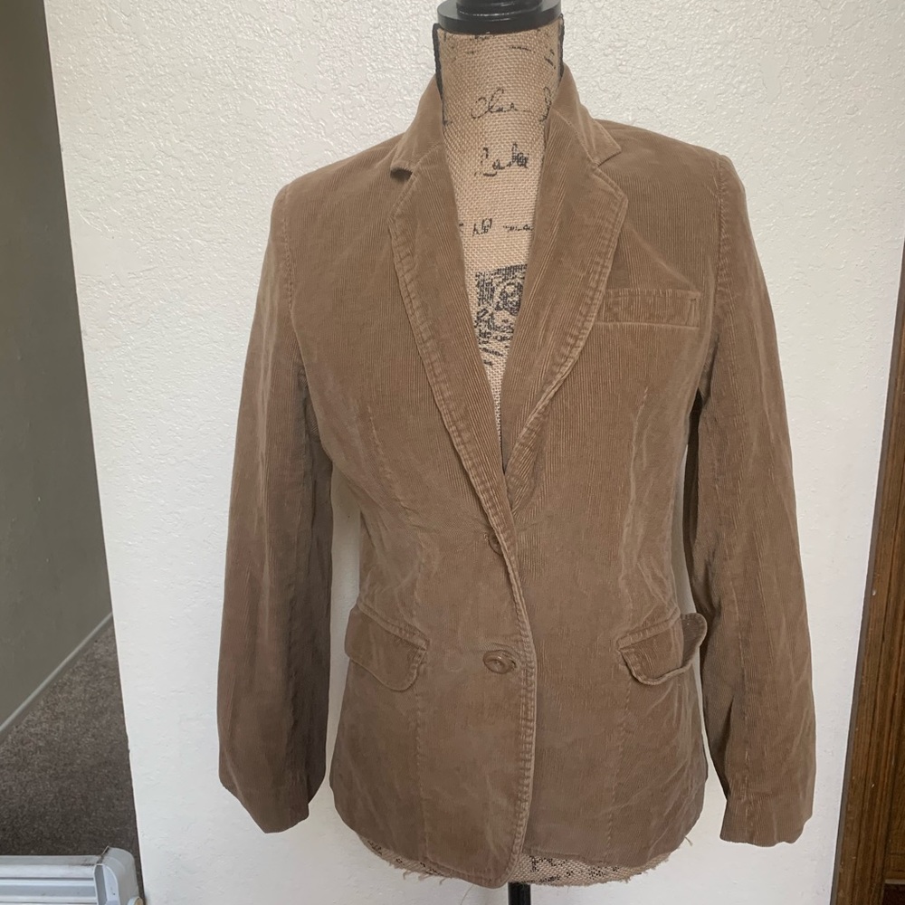 Partners tan corduroy jacket
